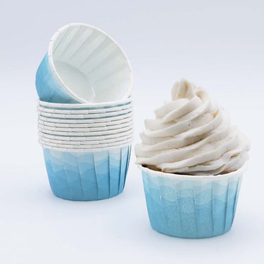 Cápsula Cupcake Mármoreado Azul - JustAddLove